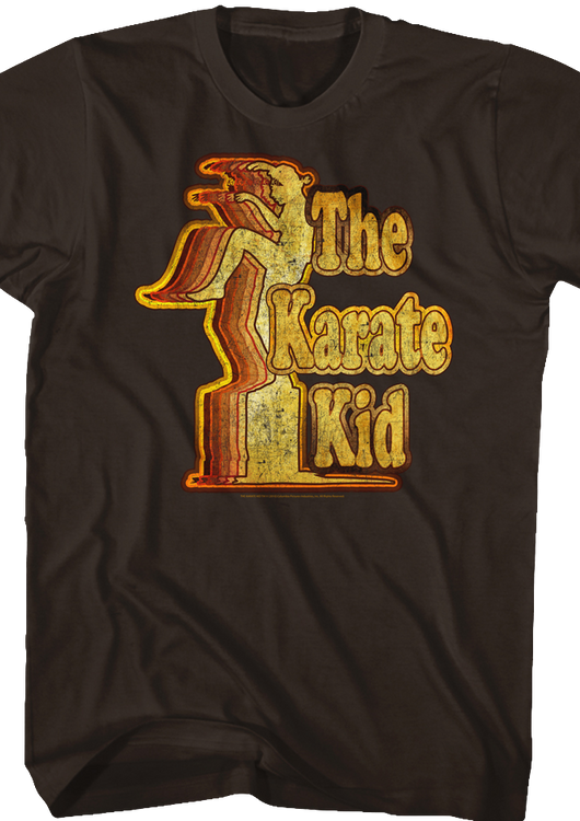 Crane Kick Pattern Karate Kid T-Shirt - main product image