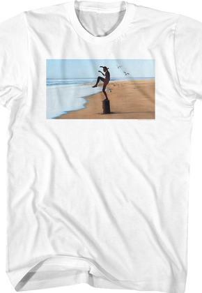 Crane Kick Photograph Karate Kid T-Shirt
