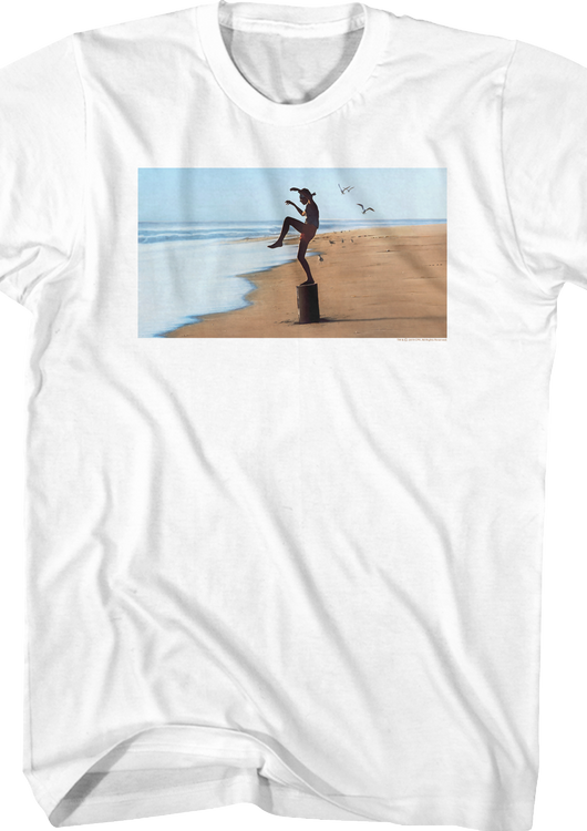 Crane Kick Photograph Karate Kid T-Shirt - main product image