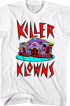 Crazy House Killer Klowns From Outer Space T-Shirt