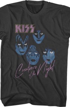 Creatures of the Night Album Cover KISS T-Shirt