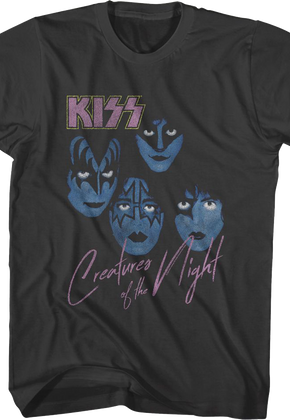 Creatures of the Night Album Cover KISS T-Shirt
