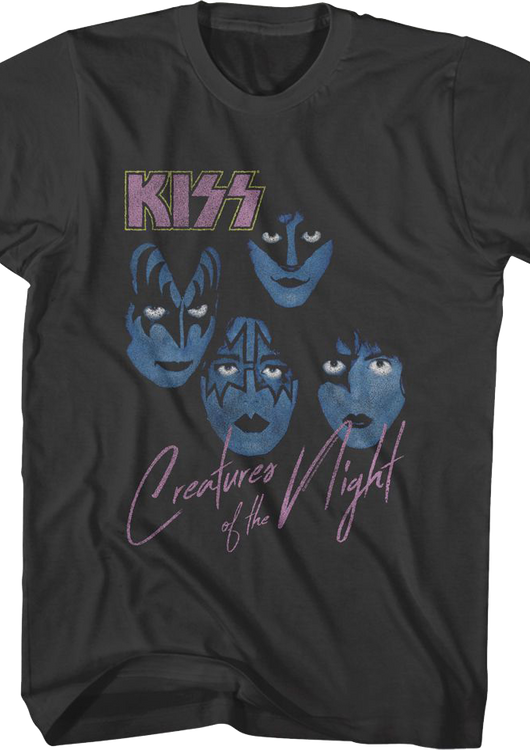 Creatures of the Night Album Cover KISS T-Shirt - main product image
