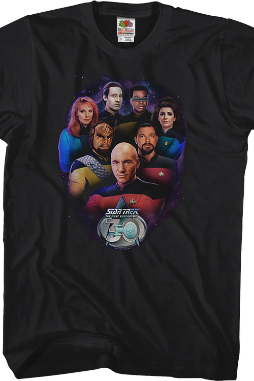 Crew 30th Anniversary Star Trek The Next Generation T-Shirtmain product image