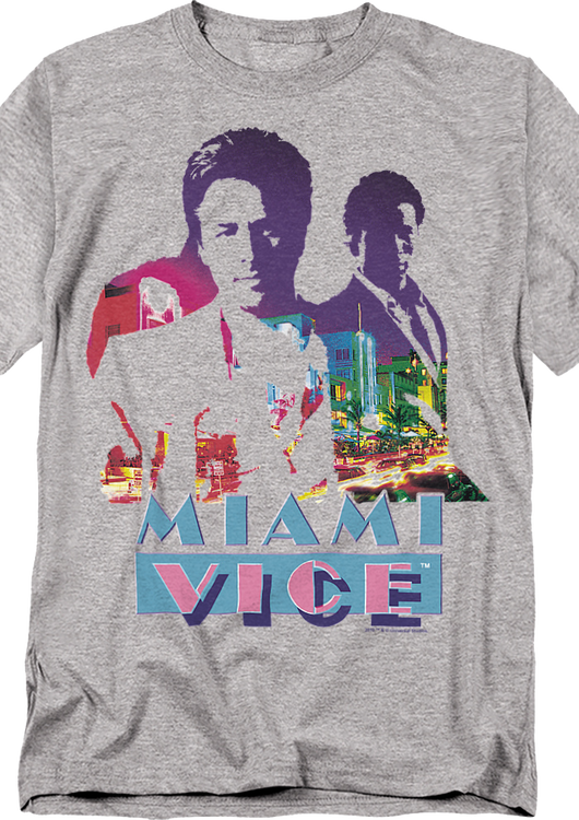 Sonny Crockett & Rico Tubbs Miami Vice T-Shirt - main product image