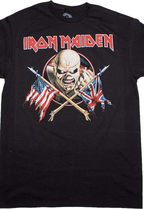 Crossed Flags Iron Maiden T-Shirt