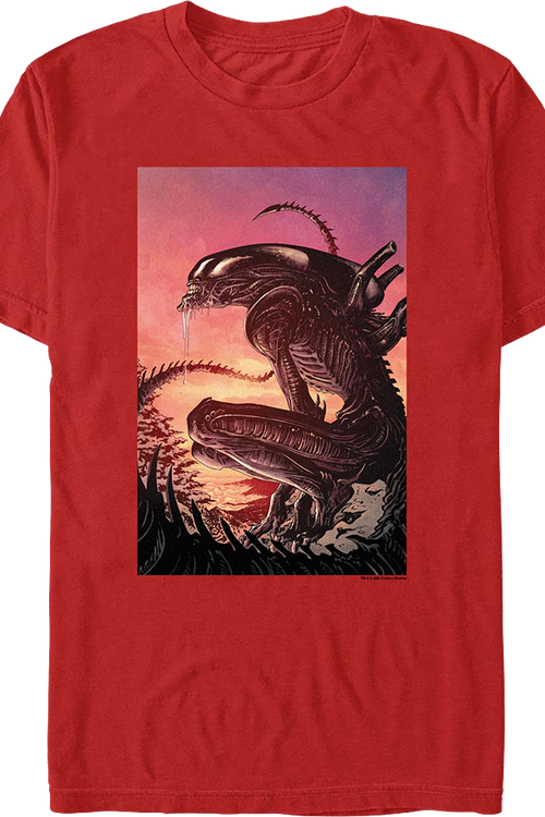 Crouching Xenomorph Alien T-Shirt - main product image
