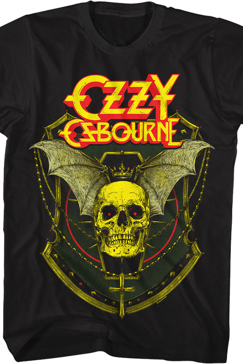 Crowned Skull Ozzy Osbourne T Shirt