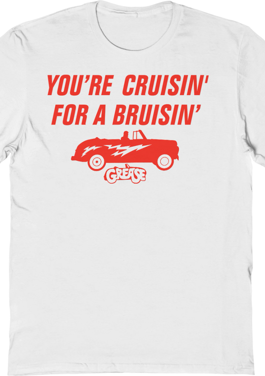 Cruisin' For A Bruisin' Grease T-Shirt - main product image