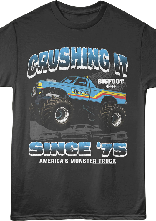 Crushing It Since '75 Bigfoot T-Shirt - main product image