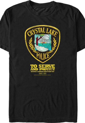 Crystal Lake Police Friday the 13th T-Shirt
