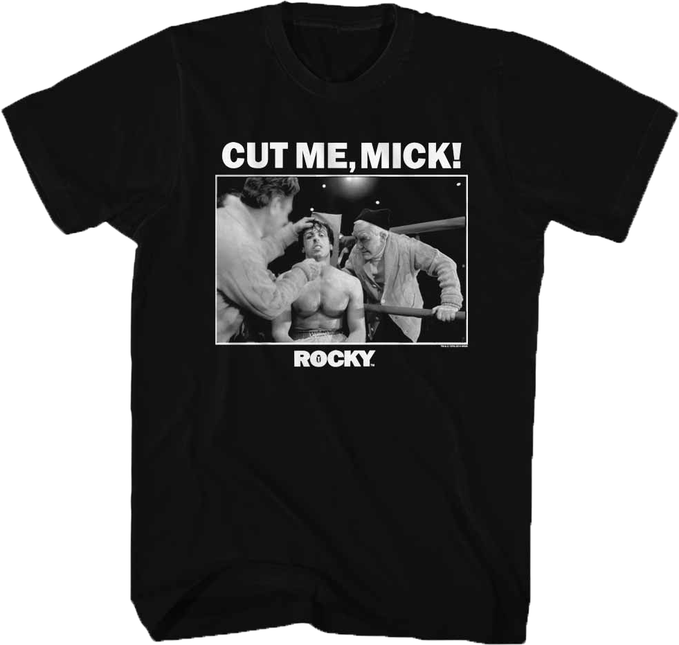 Cut Me Rocky T-Shirt: Rocky Mens T-Shirt