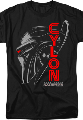 Cylon Head Shot Battlestar Galactica T-Shirt