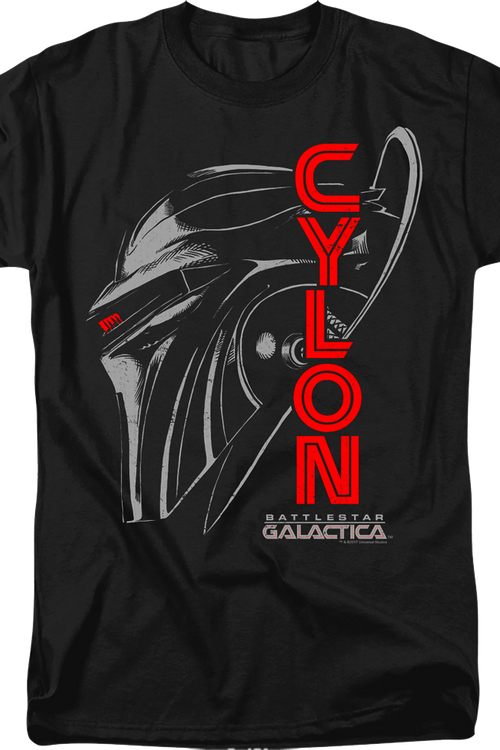 Cylon Head Shot Battlestar Galactica T-Shirtmain product image
