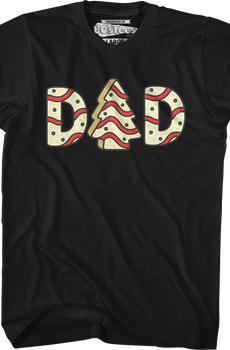 Dad Christmas Tree Cake T-Shirt