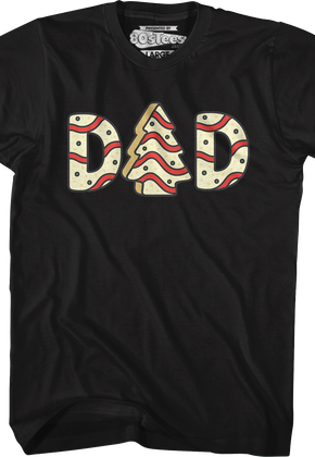 Dad Christmas Tree Cake T-Shirt