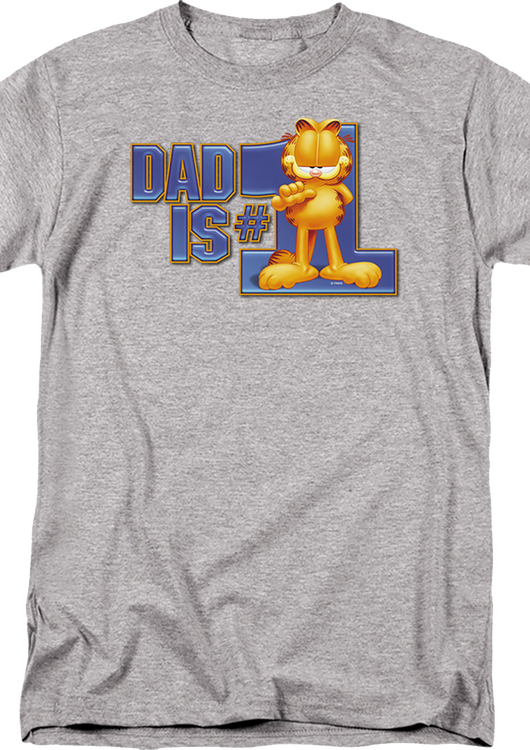 Dad Is #1 Garfield T-Shirt - main product image