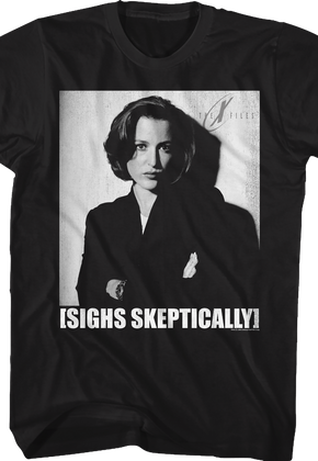 Dana Scully Sighs Skeptically X-Files T-Shirt