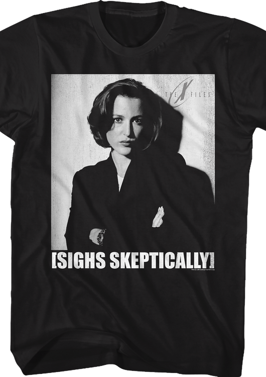Dana Scully Sighs Skeptically X-Files T-Shirt - main product image