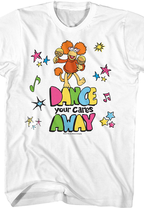 Dance Your Cares Away Colorful Shapes Fraggle Rock T-Shirt