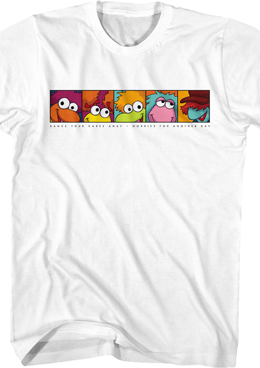 Dance Your Cares Away Panels Fraggle Rock T-Shirt - main product image