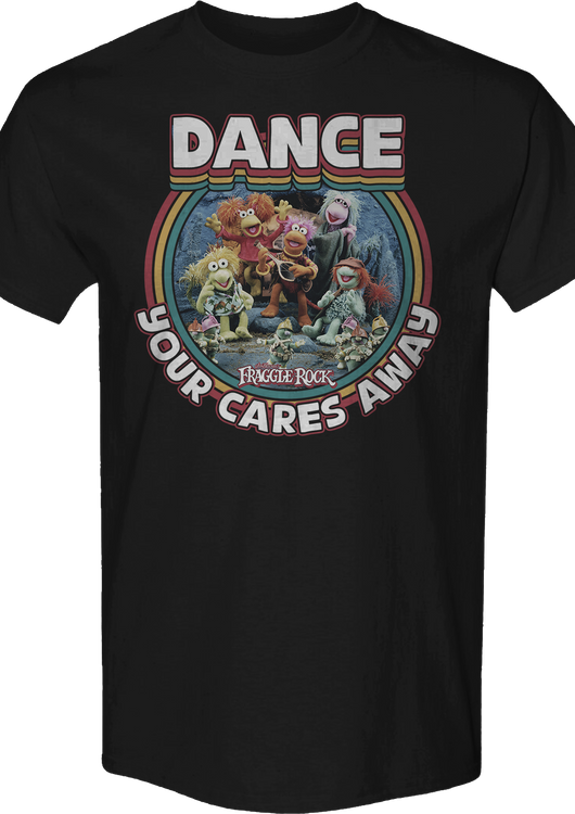 Dance Your Cares Away Rainbow Circle Fraggle Rock T-Shirt - main product image