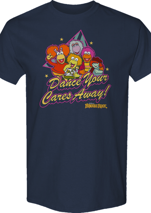 Dance Your Cares Away Triangle Fraggle Rock T-Shirt - main product image
