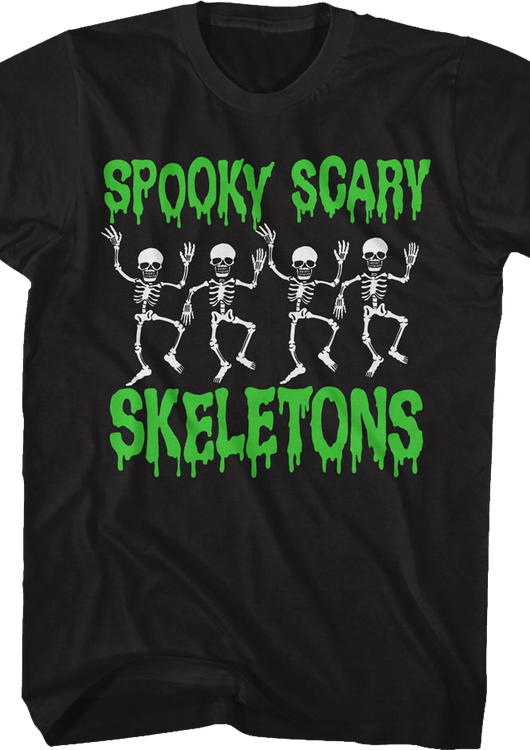 Dancing Spooky Scary Skeletons T-Shirt - main product image