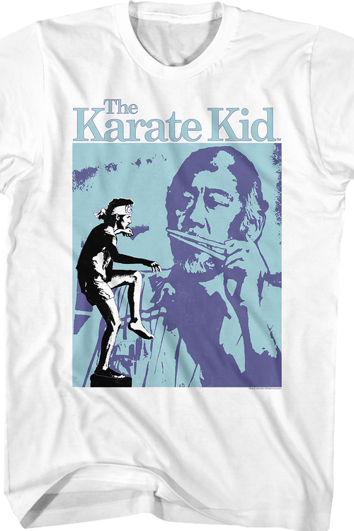 Daniel LaRusso and Mr. Miyagi Collage Karate Kid T-Shirtmain product image
