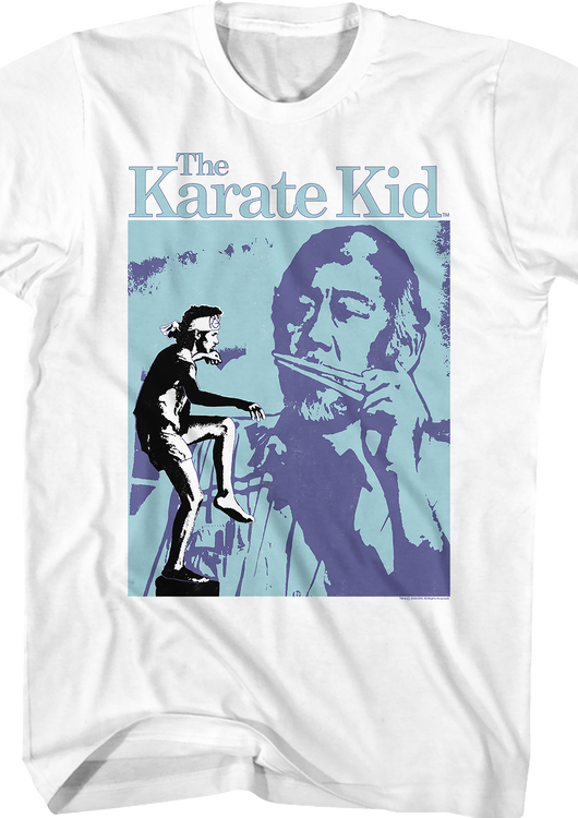 Daniel LaRusso and Mr. Miyagi Collage Karate Kid T-Shirt - main product image