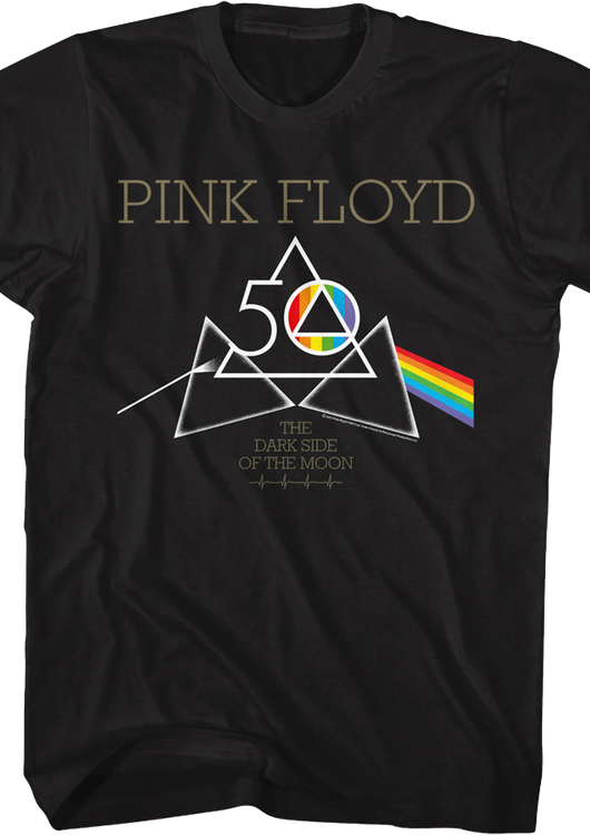 Dark Side of the Moon 50th Anniversary Pink Floyd T-Shirt - main product image