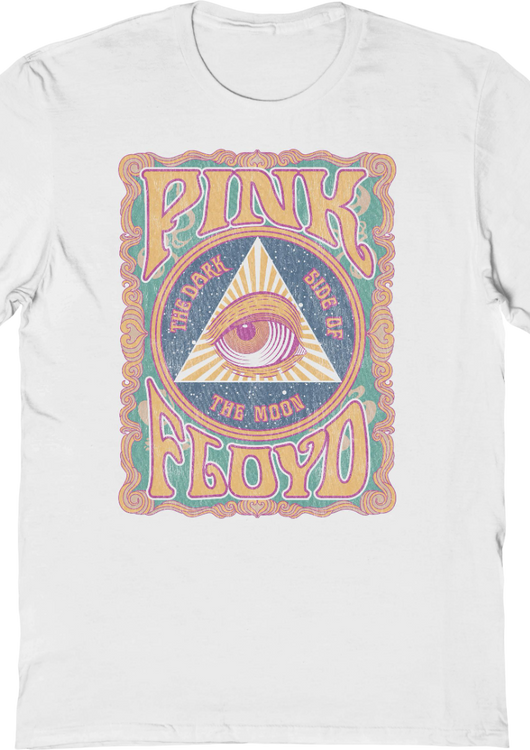 Dark Side of the Moon All Seeing Eye Pink Floyd T-Shirt - main product image