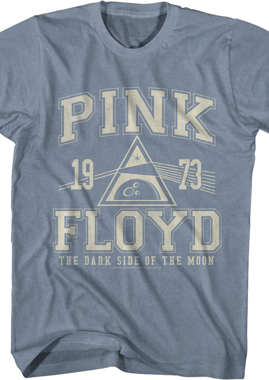 Dark Side of the Moon Athletic 1973 Logo Pink Floyd T-Shirt - main product image
