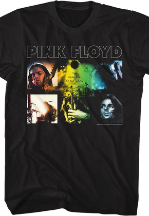 Dark Side of the Moon Band Collage Pink Floyd T-Shirt