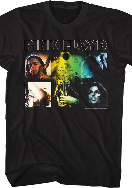 Dark Side of the Moon Band Collage Pink Floyd T-Shirt - main product image