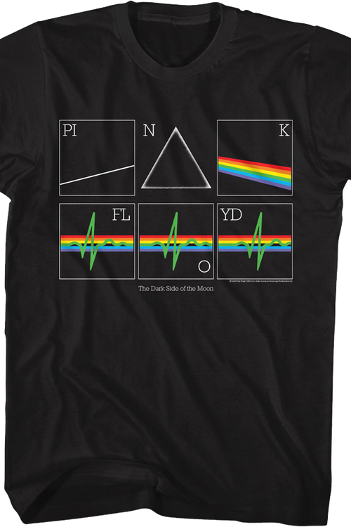 Dark Side of the Moon Heart Rate Pink Floyd T-Shirtmain product image
