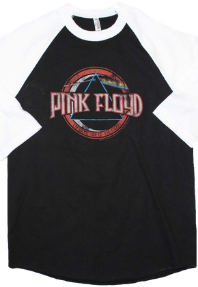 Dark Side of the Moon Pink Floyd Raglan Baseball Shirt