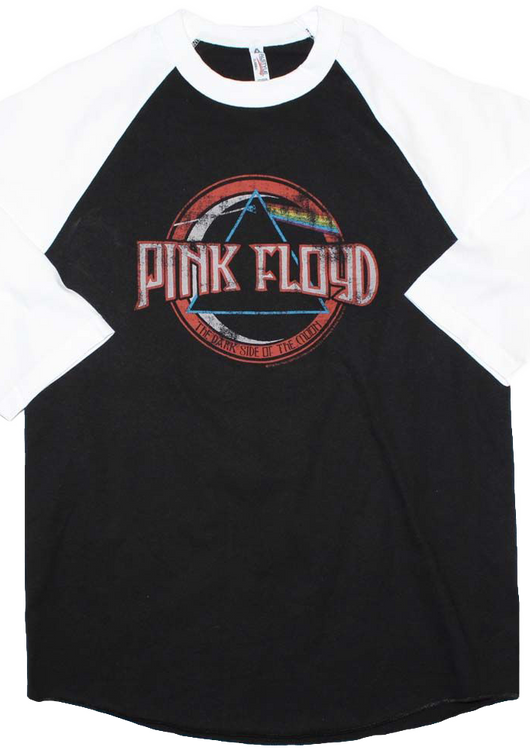 Dark Side of the Moon Pink Floyd Raglan Baseball Shirt - main product image
