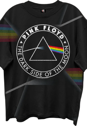 Dark Side Of The Moon Spectrum Pink Floyd Oversized T-Shirt