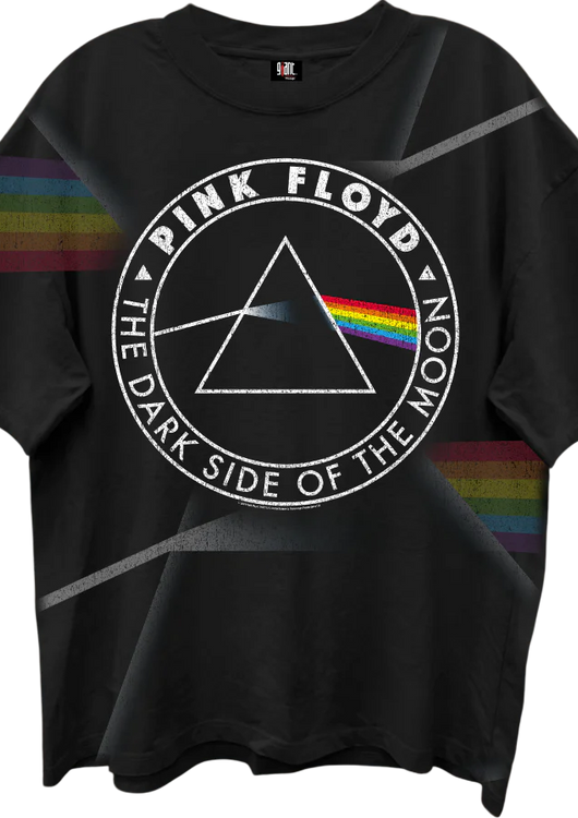 Dark Side Of The Moon Spectrum Pink Floyd Oversized T-Shirt - main product image