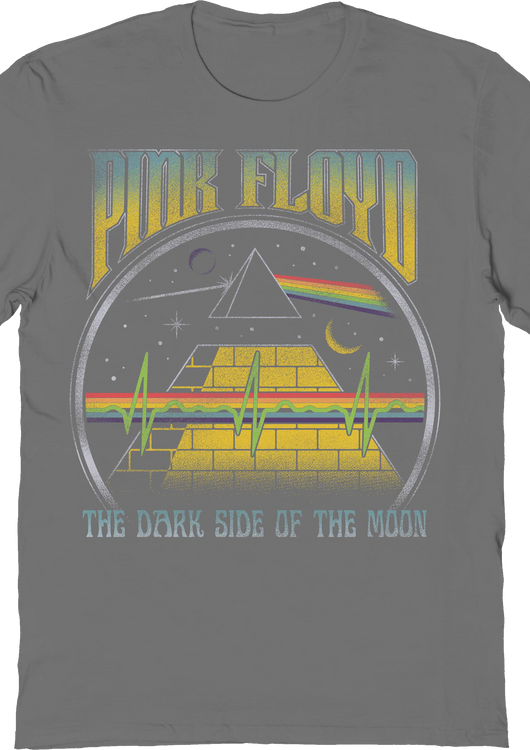 Dark Side of the Moon Soundwaves Pink Floyd T-Shirt - main product image