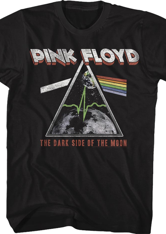 Vintage Dark Side of the Moon Prism Pink Floyd T-Shirt - main product image