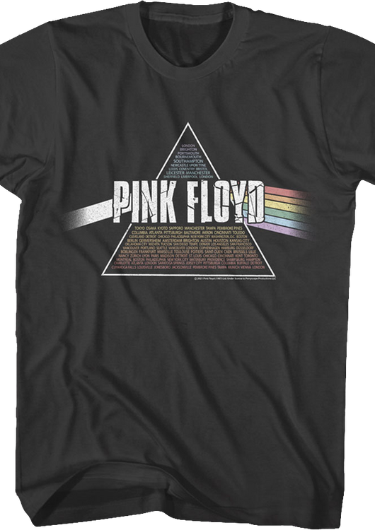 Dark Side of the Moon Tour Pink Floyd T-Shirt - main product image