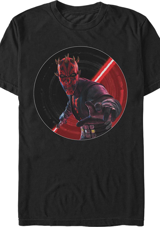 Darth Maul Circle Star Wars T-Shirt - main product image