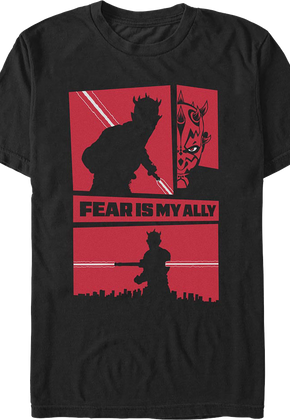Darth Maul Fear Is My Ally Star Wars T-Shirt