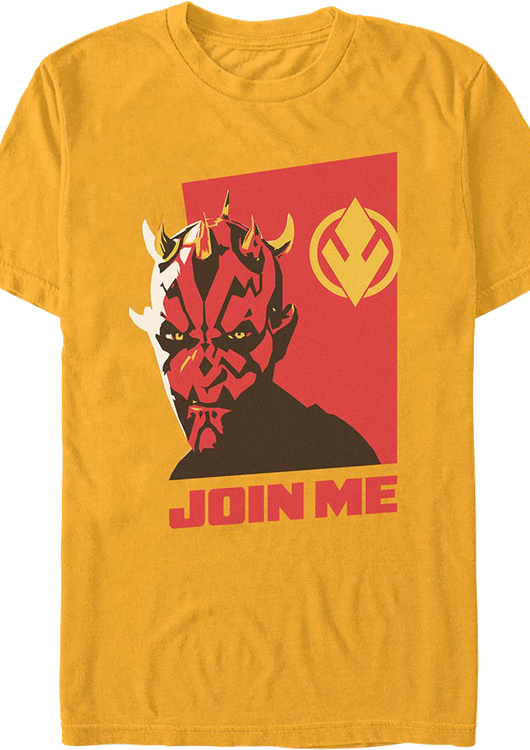 Darth Maul Join Me Star Wars T-Shirt - main product image