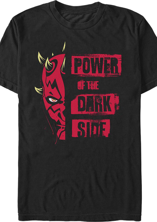 Darth Maul Power Of The Dark Side Star Wars T-Shirt - main product image