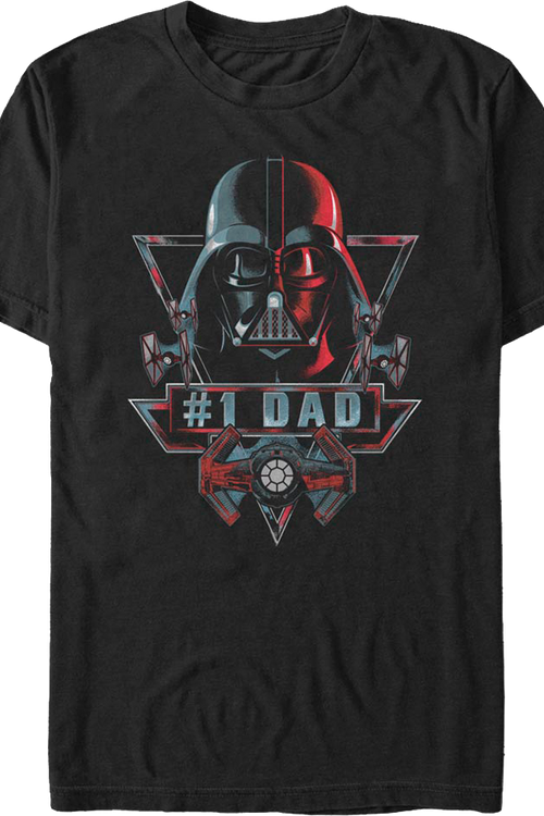 #1 Dad Darth Vader Star Wars T-Shirt - main product image