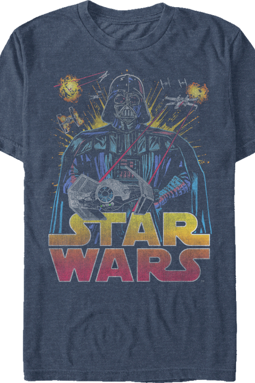 Star Wars Vader Air Battle T-Shirtmain product image