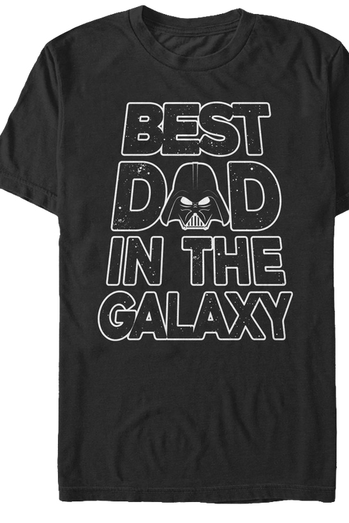 Darth Vader Best Dad In The Galaxy Star Wars T-Shirtmain product image